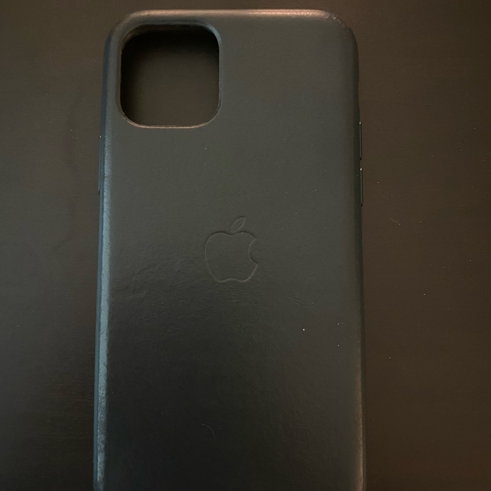 Forest green Leather iPhone 11 Pro case